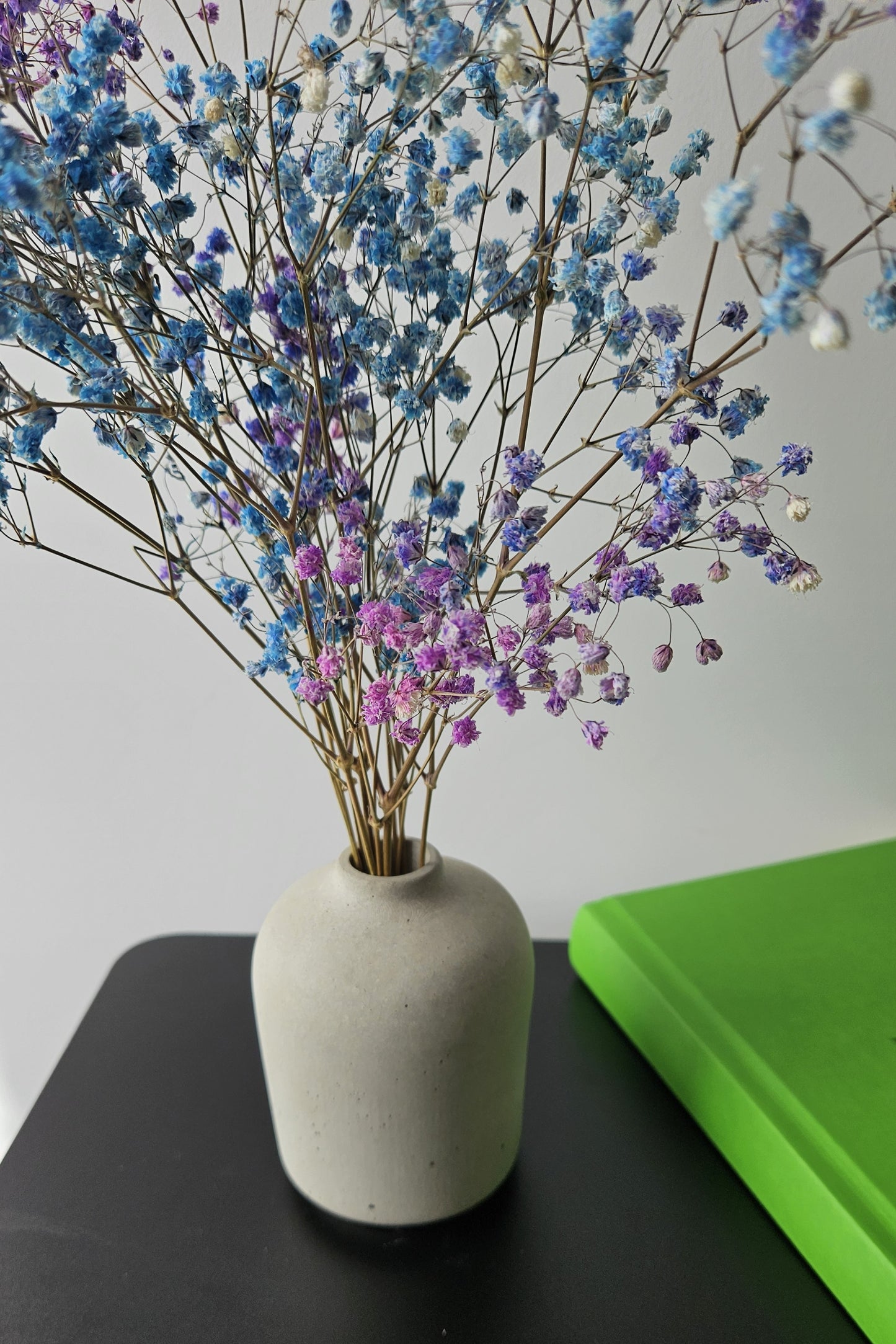 hand made concrete vase