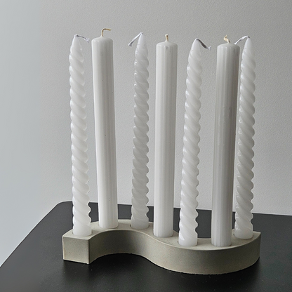 betoninė žvakidė vestuvių dekoracijos