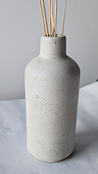 betoninė vaza iš arti