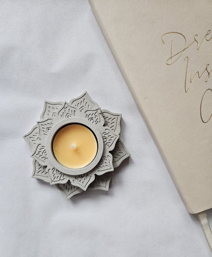 betoninė žvakidė indiška