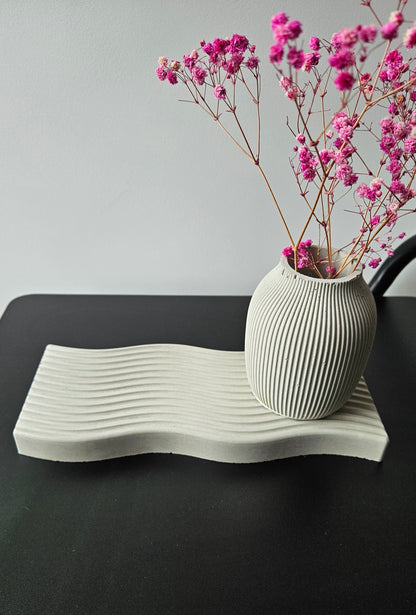 banguotas rankų darbo betoninis padėklas dekoracija 