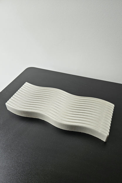 banguotas rankų darbo betoninis padėklas dekoracija 