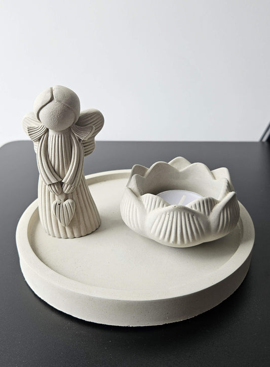 Betoninis rinkinys Angel & Lotus